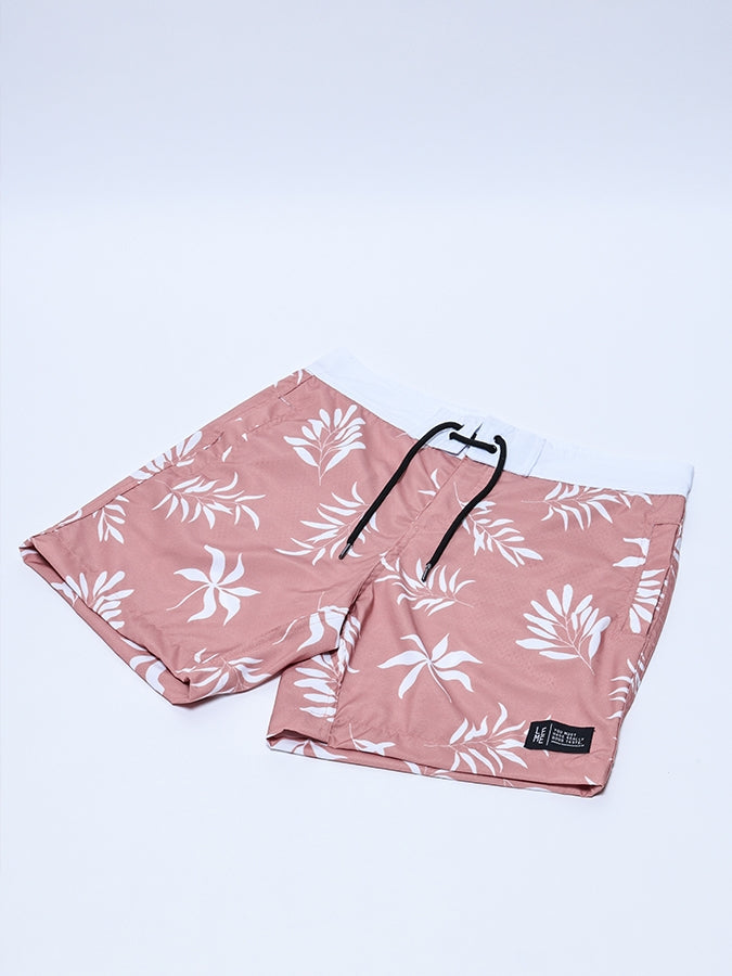 Boardshort Floral Salmão