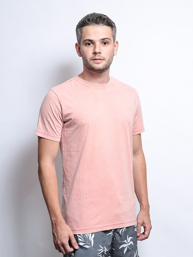 Camiseta Estonada Salmão