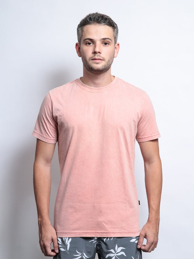 Camiseta Estonada Salmão