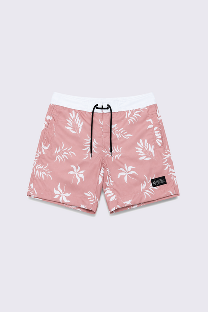 Boardshort Floral Salmão