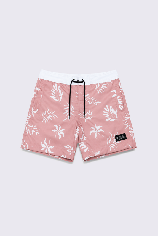 Boardshort Floral Salmão