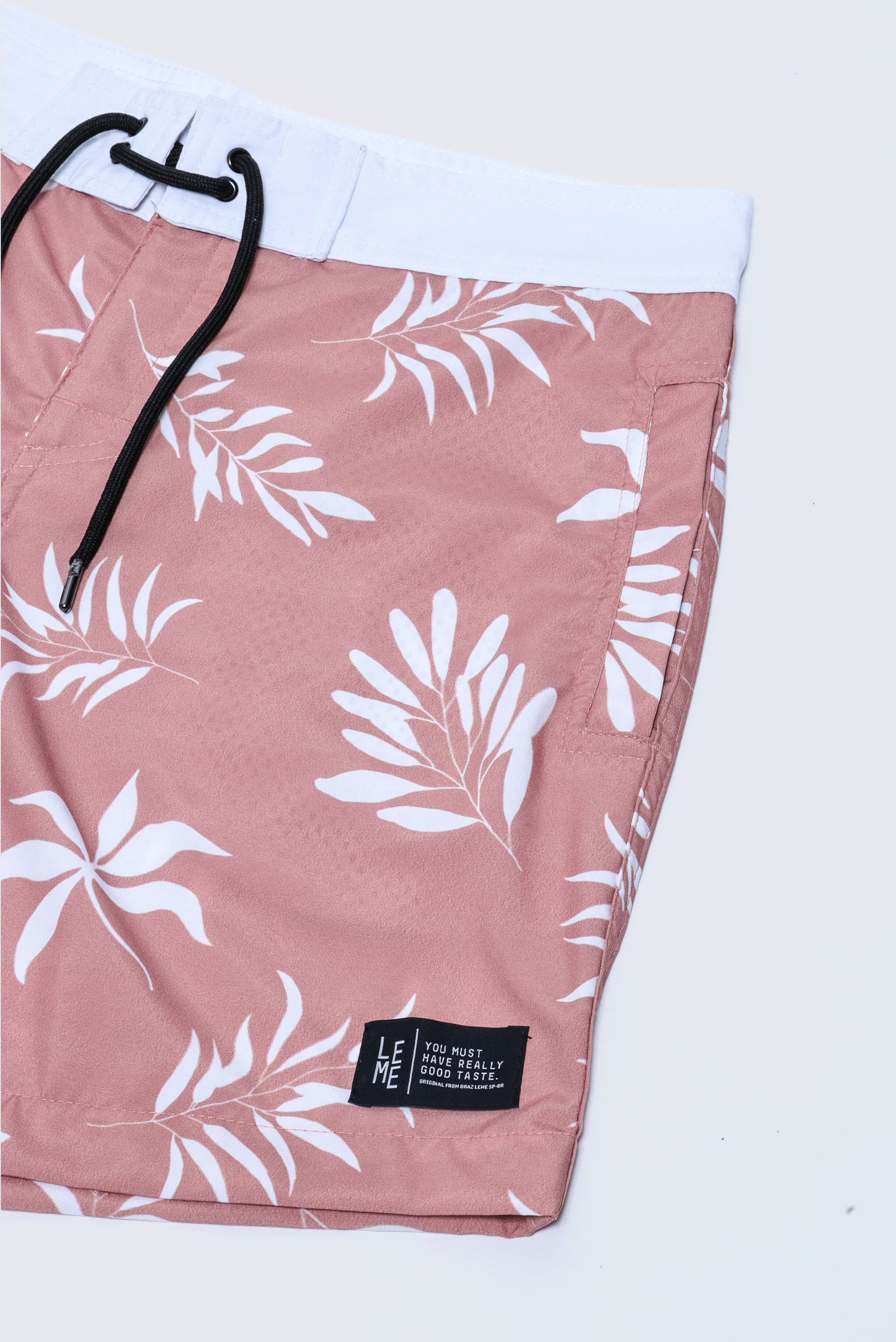 Boardshort Floral Salmão