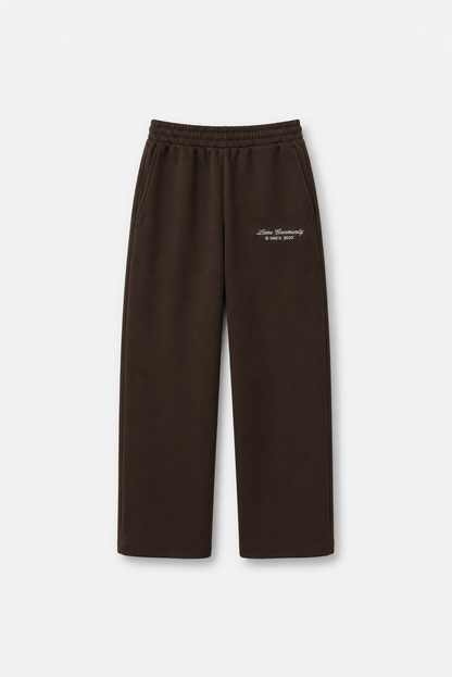 Calça Moletom Leme Community Marrom