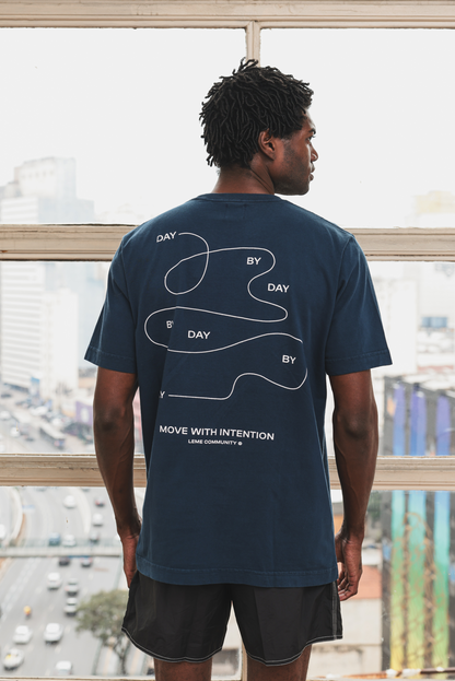 Camiseta Day By Day Azul