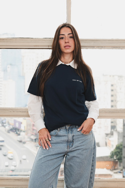 Camiseta Day By Day Azul