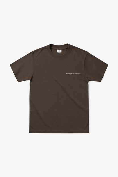 Camiseta You Are Not Behind Marrom