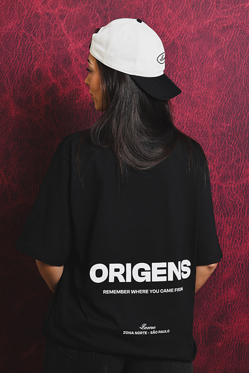 Camiseta Origens Preta