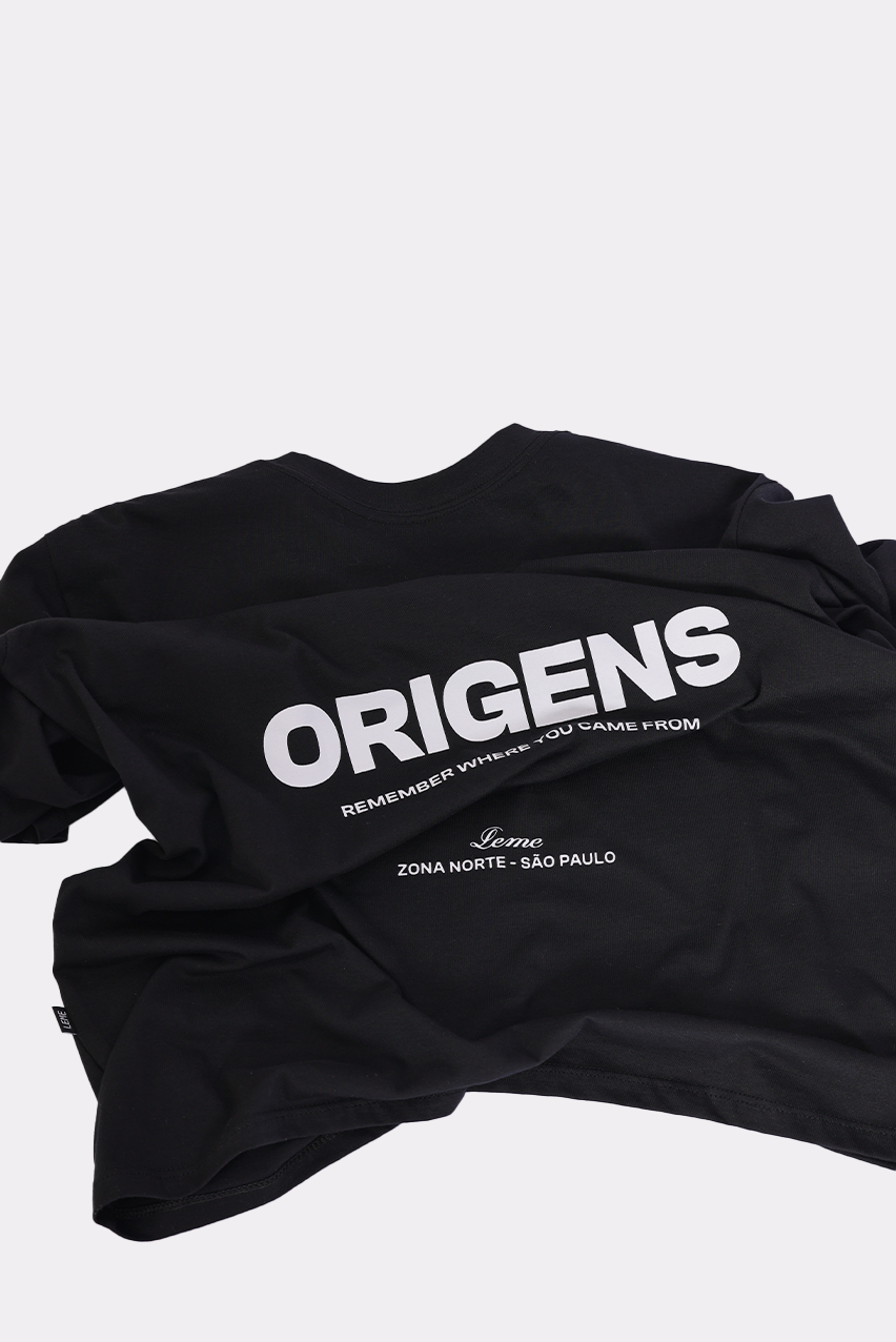 Camiseta Origens Preta