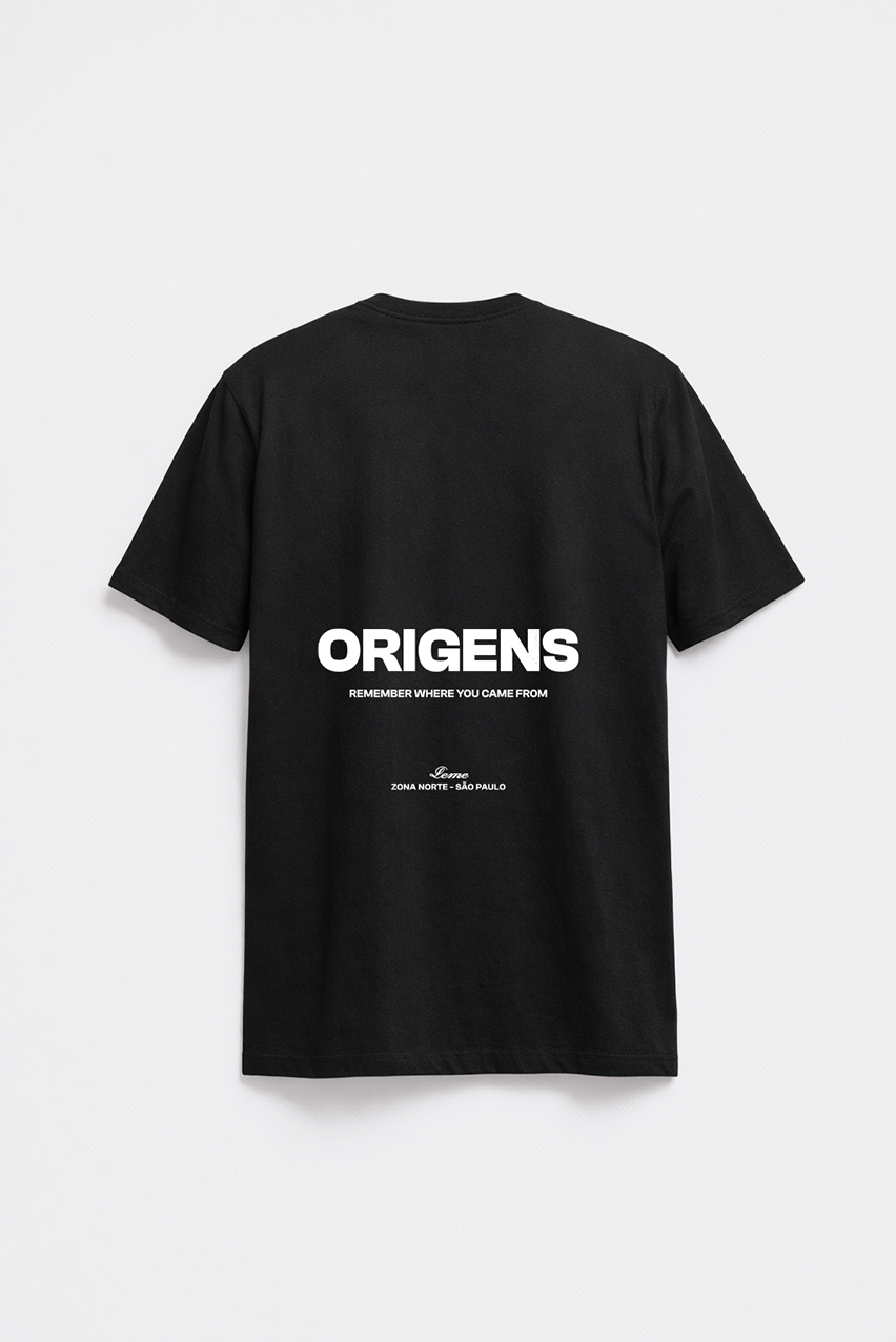 Camiseta Origens Preta